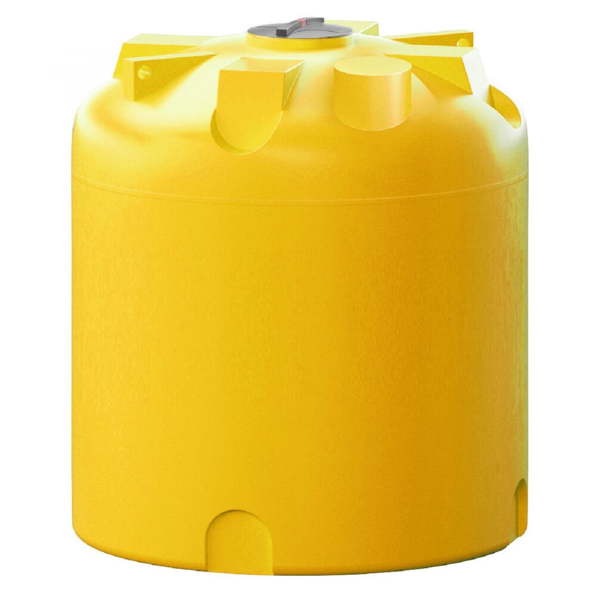 Емкость вертикальная усиленная VTR 10000 л (желтый) для хранения удобрений КАС/ЖКУ/СЗР